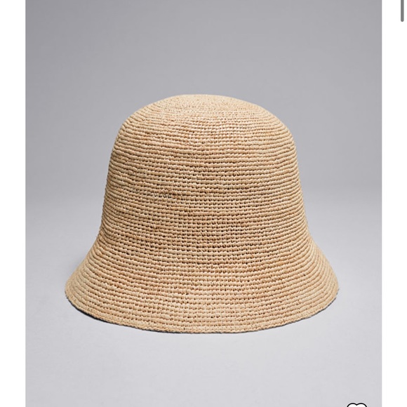 & Other Stories Accessories - NEVER WORN & Other Stories raffia bucket hat